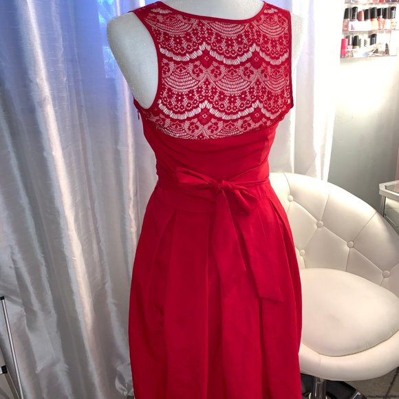 GUESS RED DRESS - Picture 4 of 5